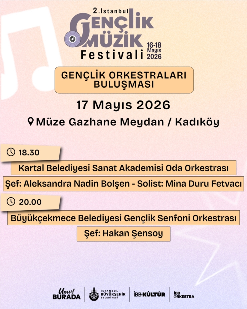 2. İSTANBUL GEN&Ccedil;LİK M&Uuml;ZİK FESTİVALİ - GEN&Ccedil;LİK ORKESTRALARI BULUŞMASI KONSER TAKVİMİ