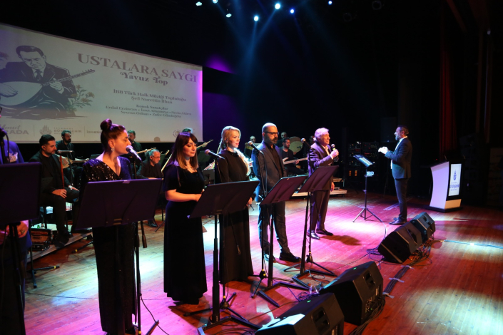 İBB T&Uuml;RK HALK M&Uuml;ZİĞİ TOPLULUĞU USTALARA SAYGI YAVUZ TOP'U ANMA KONSERİ
