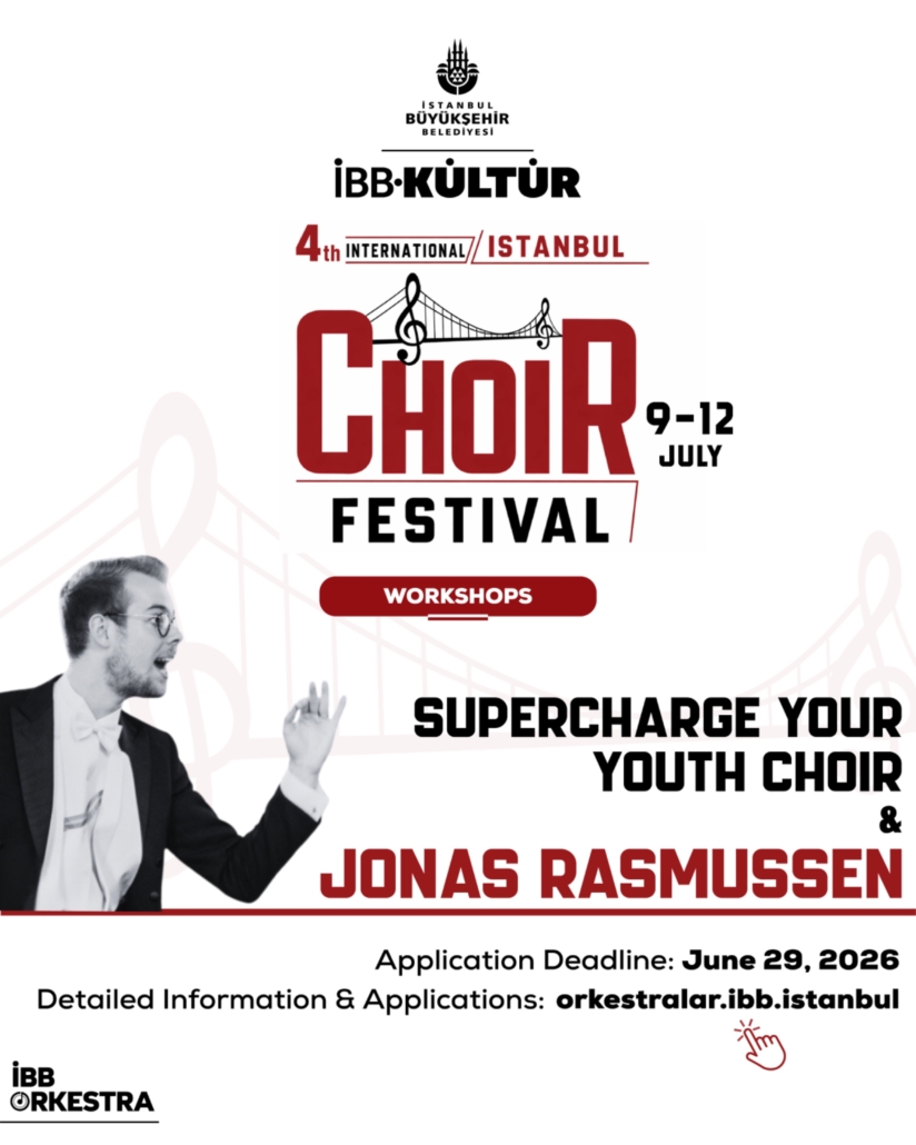 JONAS RASMUSSEN İLE GENÇLİK KORONUZU GÜÇLENDİRİN ATÖLYESİ / SUPERCHARGE YOUR YOUTH CHOIR WITH JONAS RASMUSSEN JONAS RASMUSSEN İLE GENÇLİK KORONUZU GÜÇLENDİRİN ATÖLYESİ / SUPERCHARGE YOUR YOUTH CHOIR WITH JONAS RASMUSSEN