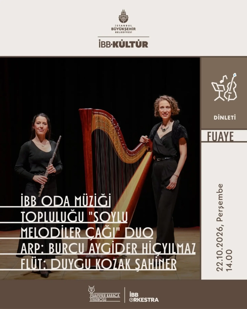 İBB ODA MÜZİĞİ TOPLULUĞU MUAMMER KARACA TİYATROSU SOYLU MELODİLER ÇAĞI KONSERİ İBB ODA MÜZİĞİ TOPLULUĞU MUAMMER KARACA TİYATROSU SOYLU MELODİLER ÇAĞI KONSERİ